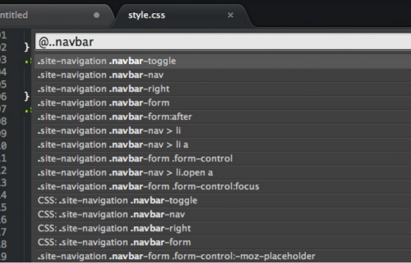 sublime text 快捷键